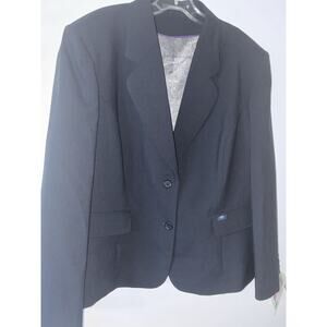Simon Jersey Blazer Women's XL 24 Navy Blue Suit Jacket Washable New NWT